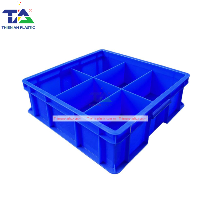 Thùng Nhựa Chia Ngăn TA-06 (KT: 400 x 400 x 130mm)