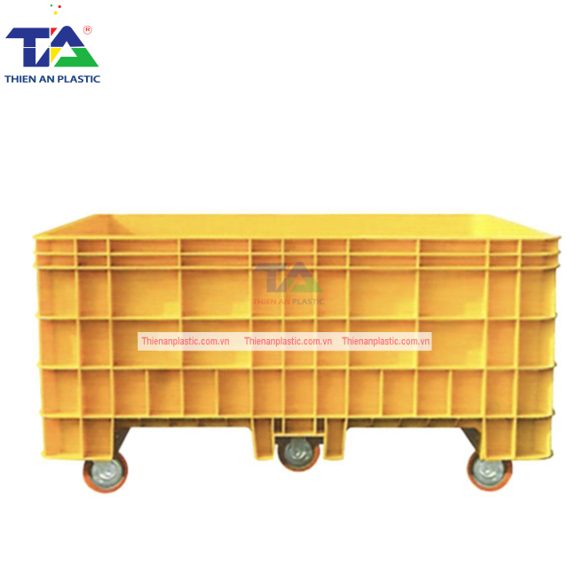 Thùng Nhựa Đặc NJB 1000 (KT: 1670 x 1210 x 730mm)