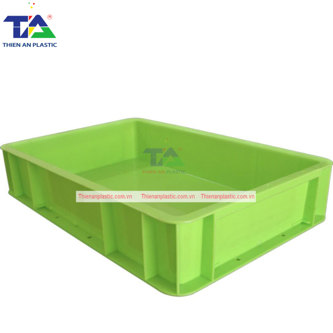 Thùng Nhựa Đặc TTA 341 (KT: 500 x 330 x 100mm)