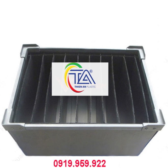  Thùng Nhựa Danpla Chống Tĩnh Điện Có Vách Ngăn