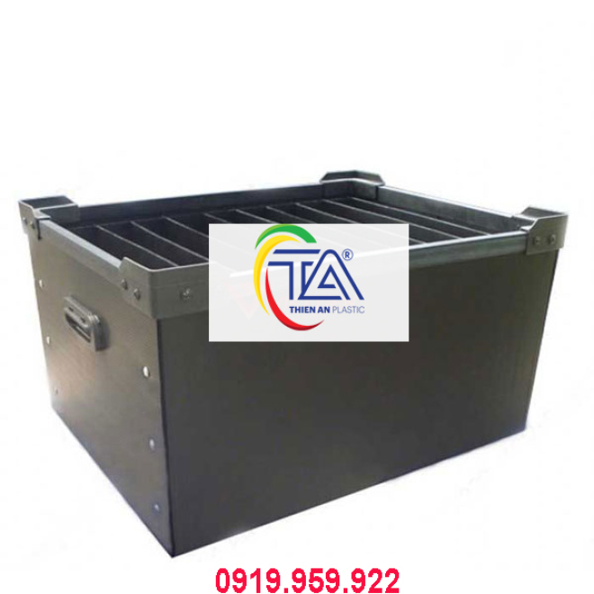  Thùng Nhựa Danpla Chống Tĩnh Điện Có Vách Ngăn