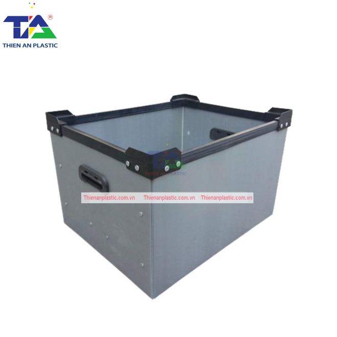 Thùng Nhựa Danpla Màu Xám