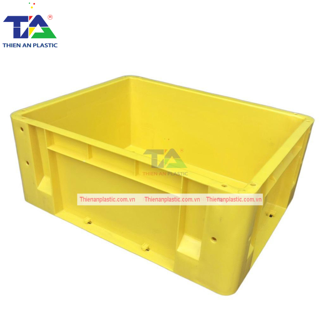 Thùng Nhựa Đặc NTC 532 (KT: 480 x 380 x 200mm)