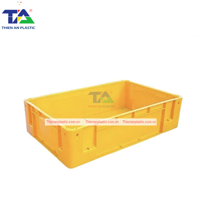 Thùng Nhựa Đặc NTC 742 (KT: 765 x 482 x 200mm)