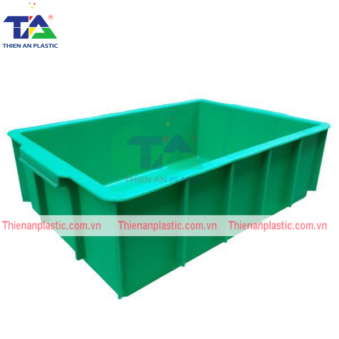 Thùng Nhựa Đặc YM003 (KT: 455 x 305 x 125mm)