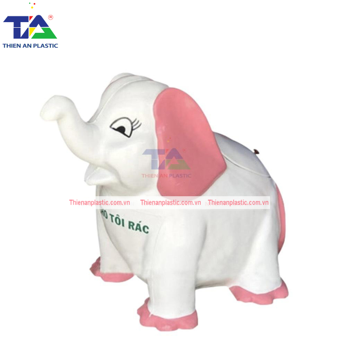 Thùng Rác Hình Con Voi (KT: 900 x 640 x 770 mm)